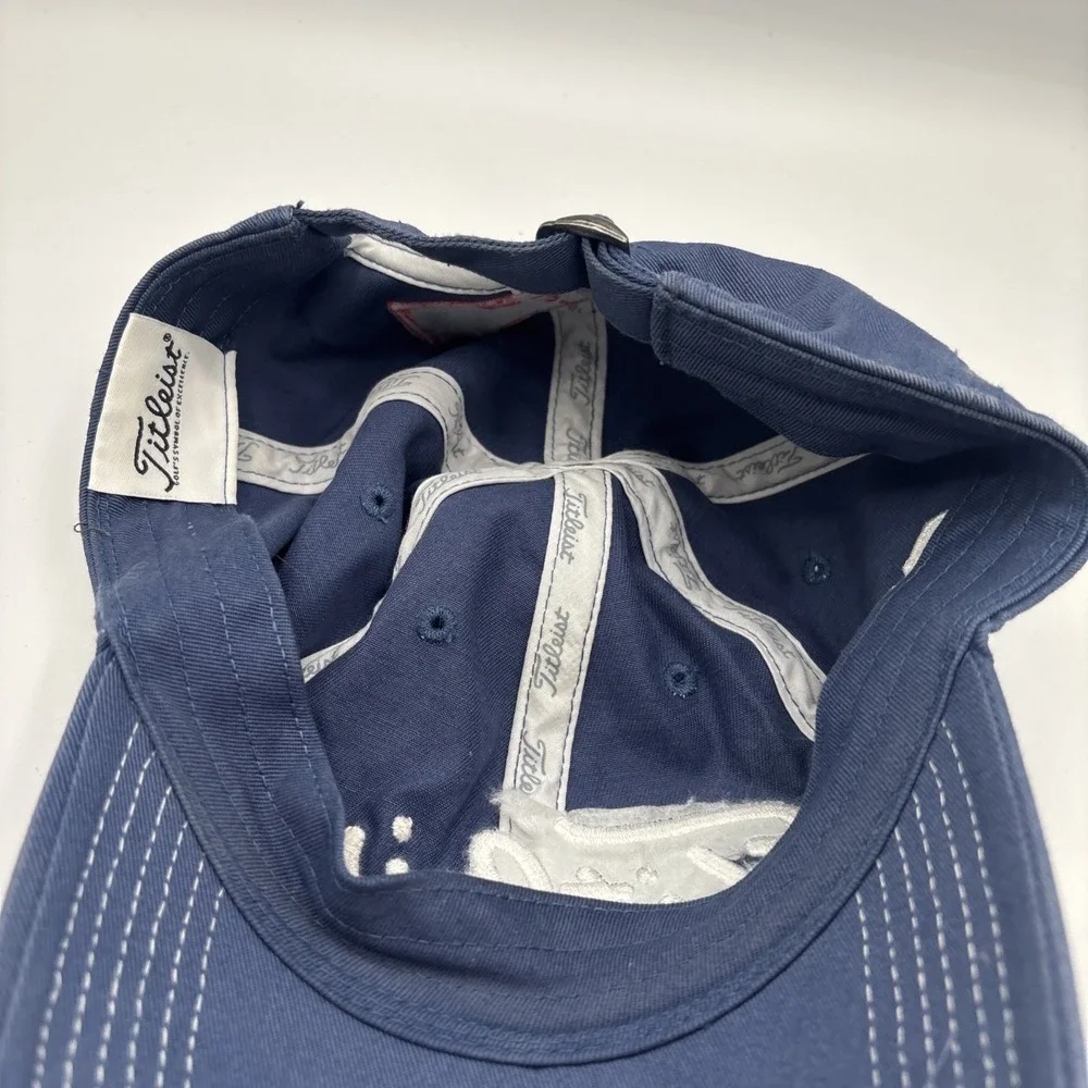 Titleist Blue Golf Hat with PRO‎ V1 Tuck Strap Enclosure